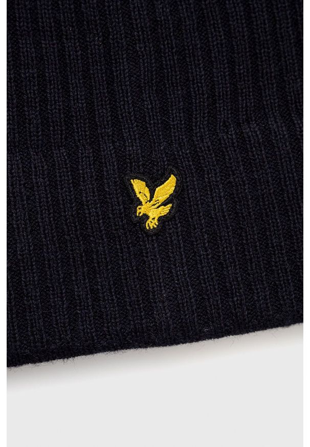 Lyle & Scott - Czapka. Kolor: niebieski