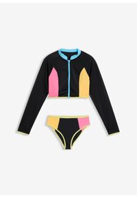 bonprix - Bikini z długim rękawem (komplet 2-cz.). Kolor: czarny #1