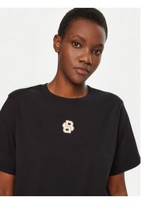 BOSS T-Shirt 50526205 Czarny Regular Fit. Kolor: czarny. Materiał: bawełna #4