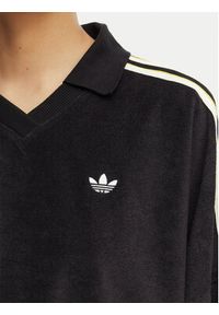 Adidas - adidas Bluza Terry Towel KD1402 Czarny Oversize. Kolor: czarny. Materiał: bawełna #4