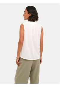 Kaffe Top Alice 10508545 Biały Regular Fit. Kolor: biały. Materiał: bawełna #4