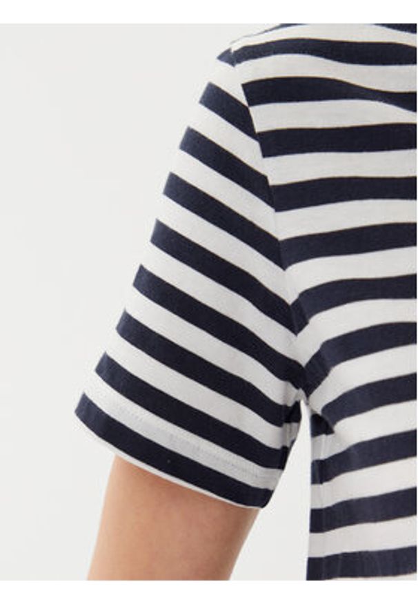 GANT - Gant T-Shirt 4200566 Granatowy Regular Fit. Kolor: niebieski. Materiał: bawełna