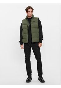 Calvin Klein Bezrękawnik Crinkle K10K110334 Zielony Regular Fit. Kolor: zielony. Materiał: syntetyk. Długość rękawa: bez rękawów