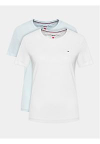 Tommy Jeans Komplet 2 t-shirtów DW0DW11459 Kolorowy Regular Fit. Materiał: bawełna. Wzór: kolorowy
