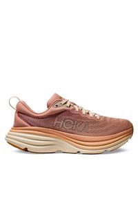 HOKA - Hoka Buty do biegania Bondi 8 1127952 Brązowy. Kolor: brązowy. Materiał: materiał