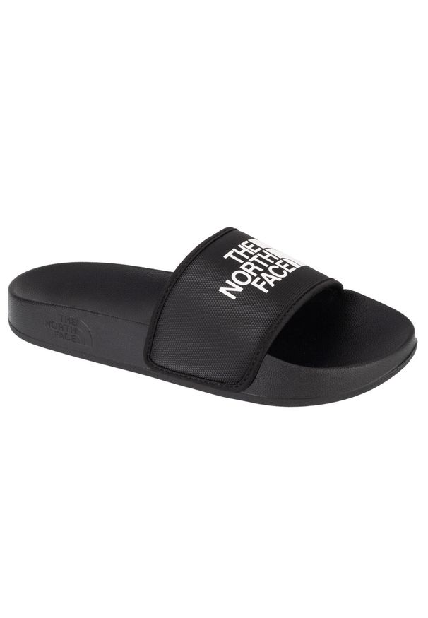 Klapki damskie The North Face W Base Camp Slide Iii. Kolor: czarny, biały, wielokolorowy. Materiał: syntetyk, materiał. Styl: sportowy
