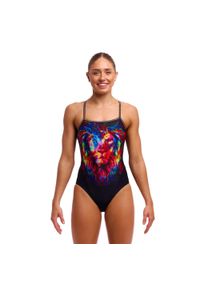 Strój do pływania FUNKITA Pride Alive - Single Strap. Kolor: czarny, wielokolorowy
