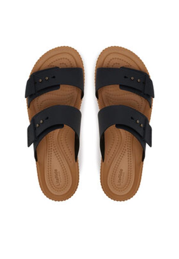 Crocs Klapki Brooklyn Woven Buckle 209978 Czarny. Kolor: czarny