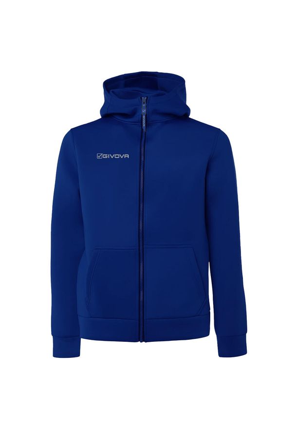 Kurtka Scuba Givova Dzieci L — Kołnierz na zamek, 2 kieszenie. Kolor: brązowy