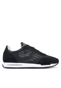 EA7 Emporio Armani Sneakersy 7X000870 AF28085 MC666 Czarny. Kolor: czarny. Materiał: skóra, zamsz #1