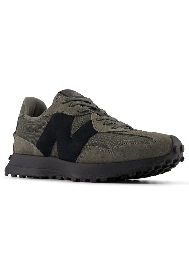 Buty unisex New Balance U327346 – szare. Okazja: na co dzień. Kolor: szary. Materiał: zamsz, guma, materiał, syntetyk. Szerokość cholewki: normalna