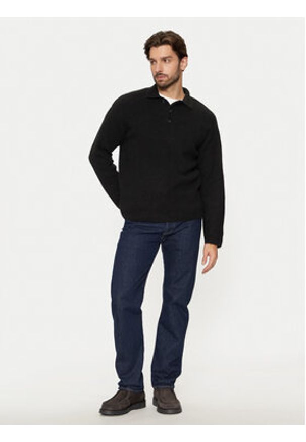 Only & Sons Sweter 22031550 Czarny Regular Fit. Kolor: czarny. Materiał: syntetyk