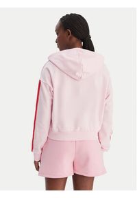 Adidas - adidas Bluza Essentials 3-Stripes KD4789 Różowy Regular Fit. Kolor: różowy. Materiał: syntetyk, bawełna #2