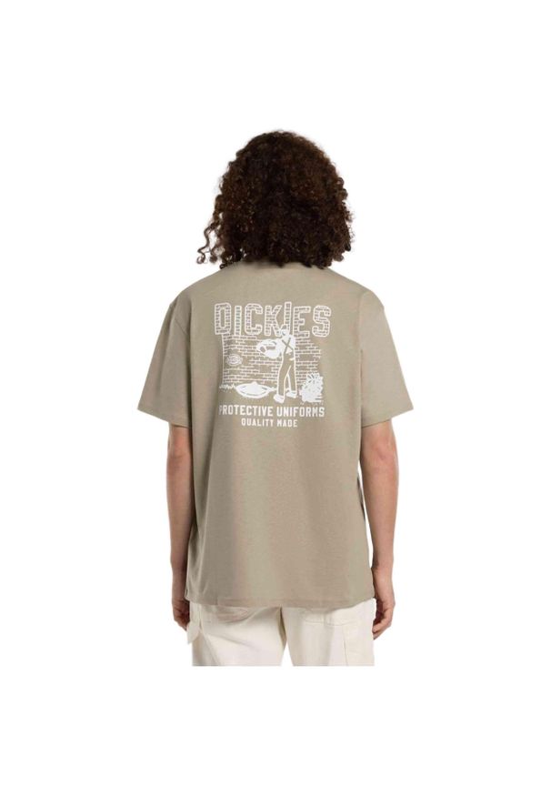 Koszulka Dickies Bricklane desert sand. Kolor: brązowy