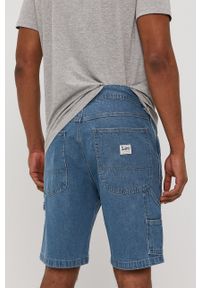 Lee Szorty jeansowe męskie. Kolor: niebieski. Materiał: jeans #3