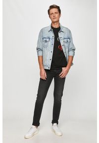 Calvin Klein Jeans - Jeansy Ckj 058. Kolor: czarny. Materiał: bawełna, denim, elastan #4