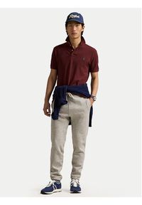 Polo Ralph Lauren Polo 710534735460 Bordowy Regular Fit. Typ kołnierza: polo. Kolor: czerwony. Materiał: bawełna #4