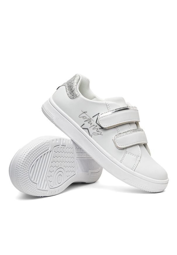 TOMMY HILFIGER - Buty sneakersy dziecięce Tommy Hilfiger Low Cut Velcro Biały. Kolor: biały. Sezon: lato