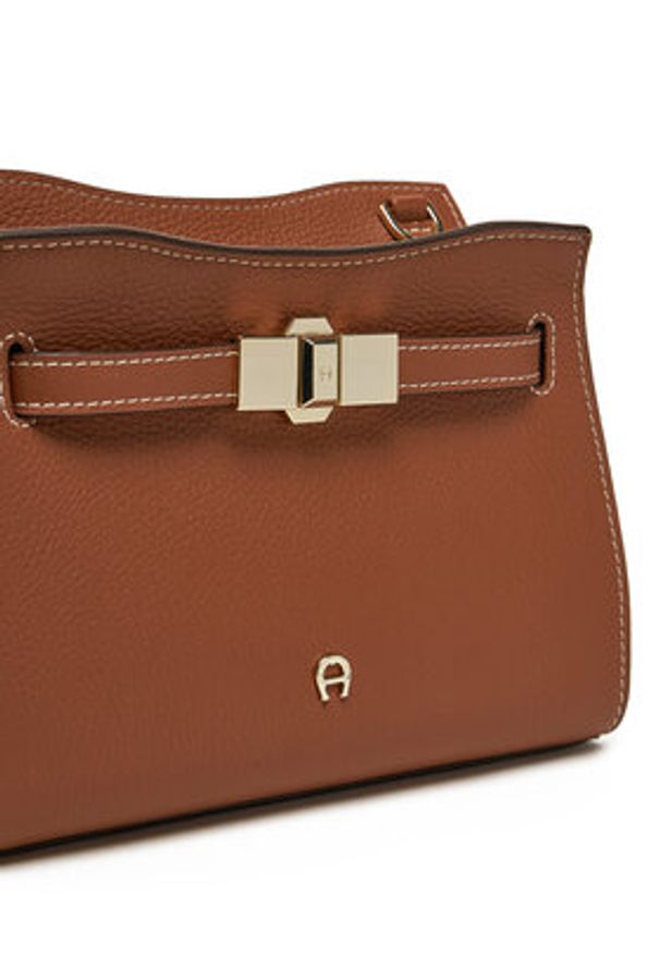 Aigner Torebka 132961 Brązowy. Kolor: brązowy. Materiał: skórzane