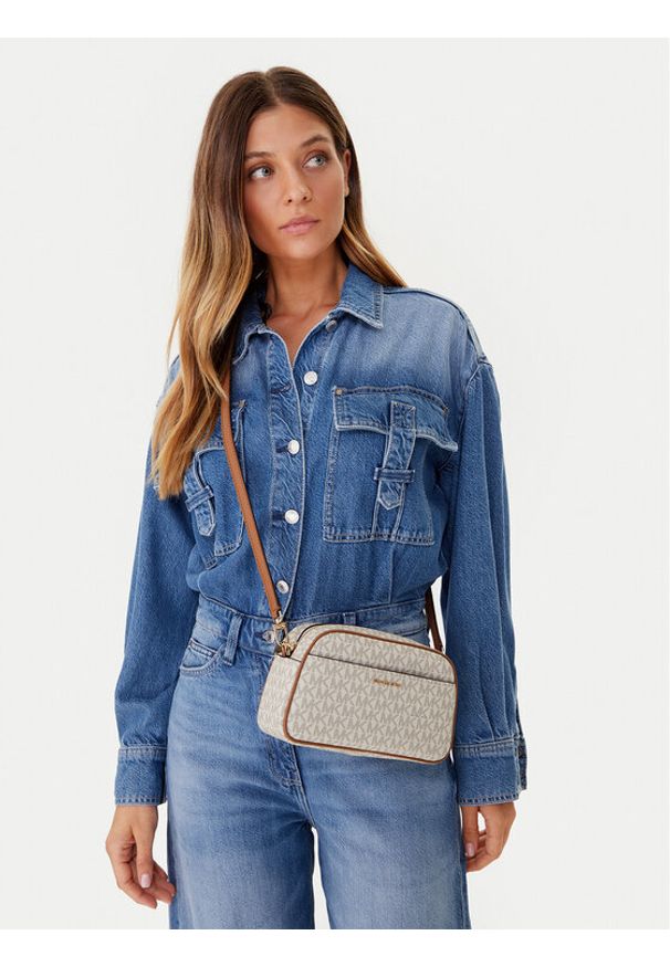 MICHAEL Michael Kors Torebka 32F5GJ6C5B Écru. Kolor: kremowy. Materiał: skórzane