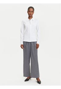 Karl Lagerfeld - KARL LAGERFELD Koszula A3W17103 Biały Slim Fit. Typ kołnierza: dekolt w karo. Kolor: biały. Materiał: bawełna #5