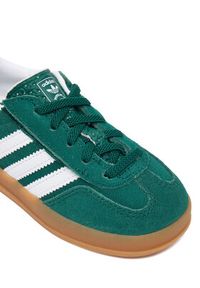 Adidas - adidas Sneakersy Gazelle Indoor Comfort Closure Elastic Lace IH9130 Zielony. Kolor: zielony. Materiał: skóra, zamsz. Model: Adidas Gazelle #7