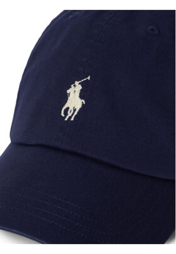 Polo Ralph Lauren Czapka z daszkiem 710667709505 Granatowy. Kolor: niebieski. Materiał: bawełna