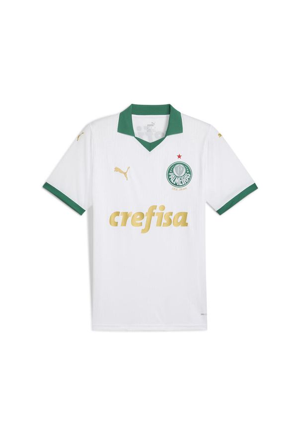 Puma - Męska koszulka wyjazdowa Palmeiras Fans 2024 PUMA White. Kolor: biały