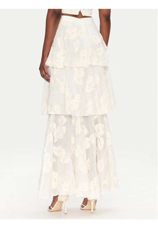 ACCESS FASHION Spódnica maxi 53-6025-558 Écru Regular Fit. Materiał: syntetyk