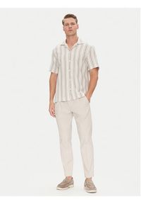JOOP! Jeans Chinosy 15 JJF-100Lead2 30046561 Beżowy Loose Fit. Kolor: beżowy. Materiał: bawełna