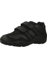 Geox - Kapcie GEOX CRUSH M Czarny. Kolor: czarny. Materiał: skóra. Sport: turystyka piesza