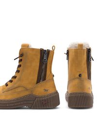 Mustang Trzewiki 1436-604 Żółty. Kolor: żółty. Materiał: skóra #8