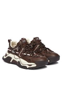Steve Madden Sneakersy Kingdom 2 SM11004870 Brązowy. Kolor: brązowy. Materiał: zamsz, skóra #2