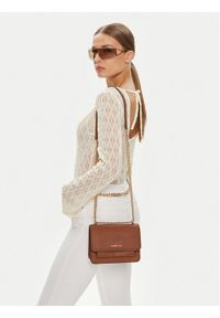 MICHAEL Michael Kors Torebka Claire 32T4GC7C1T Brązowy. Kolor: brązowy. Materiał: skórzane #1