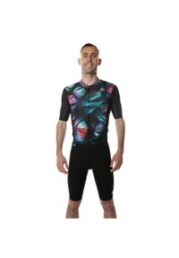 C-LAB - Koszulka rowerowa męska Ottima Monstera. Kolor: czarny. Długość rękawa: krótki rękaw. Długość: krótkie. Sport: kolarstwo