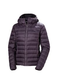 Damska kurtka z kapturem Helly Hansen Verglas Down 2.0. Typ kołnierza: kaptur. Kolor: fioletowy. Materiał: puch. Sport: turystyka piesza #1