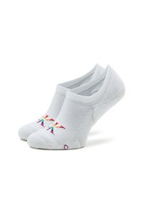 Calvin Klein Jeans Skarpety stopki męskie Pride 701223912 Biały. Kolor: biały. Materiał: materiał, bawełna