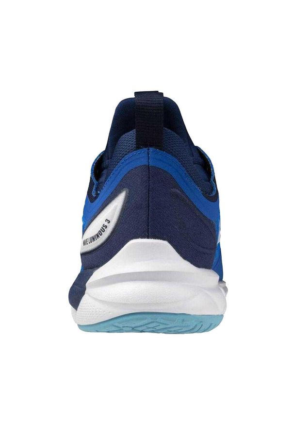 Mizuno - Męskie Buty Treningowe Wave Luminous 3. Kolor: niebieski, wielokolorowy, biały. Model: Mizuno Wave. Sport: turystyka piesza