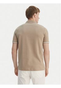 JOOP! Jeans Polo 15 JJJ-17Amare 30046012 Beżowy Modern Fit. Typ kołnierza: polo. Kolor: beżowy. Materiał: bawełna #4