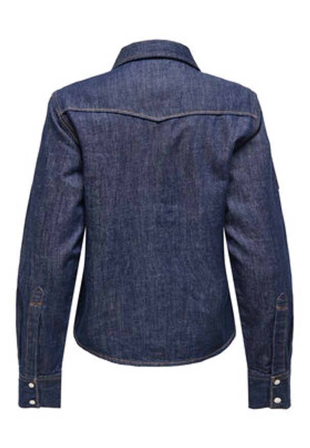 only - ONLY Koszula jeansowa Charlize 15364777 Niebieski Regular Fit. Kolor: niebieski. Materiał: bawełna