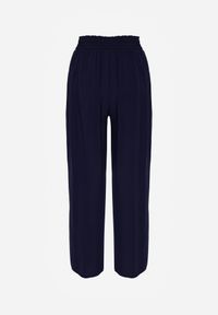 Renee - Granatowe Spodnie Karrill. Kolor: niebieski. Materiał: wiskoza. Długość: długie. Sezon: lato. Styl: elegancki #6