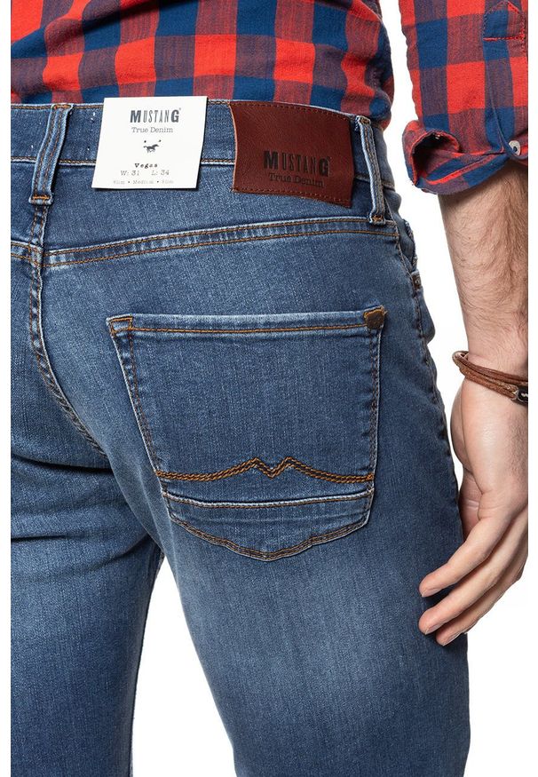 Mustang - MUSTANG Vegas MĘSKIE SPODNIE JEANSOWE DENIM BLUE 1008949 5000 783
