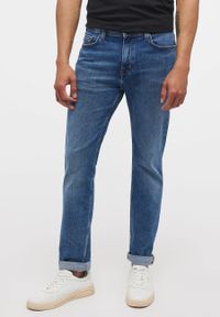 Mustang - MĘSKIE SPODNIE JEANSOWE MUSTANG VEGAS SLIM DENIM BLUE 1014246 5000 682