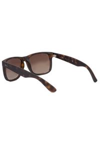 Ray-Ban Okulary przeciwsłoneczne Justin 0RB4165 710/13 Brązowy. Kolor: brązowy #2