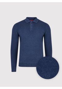 Pako Lorente - PAKO LORENTE - Wełniany sweter polo. Okazja: na co dzień. Typ kołnierza: polo. Materiał: wełna. Sezon: jesień. Styl: casual #9