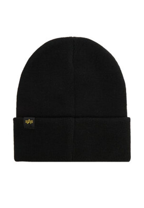 Alpha Industries Czapka Nasa Beanie 198948 Czarny. Kolor: czarny. Materiał: syntetyk