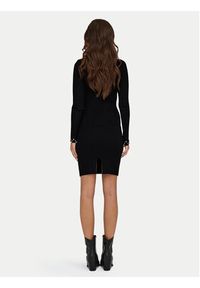 only - ONLY Sukienka dzianinowa Ida 15334548 Czarny Slim Fit. Kolor: czarny. Materiał: syntetyk