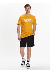 Vans T-Shirt Classic VN000GGG Żółty Classic Fit. Kolor: żółty. Materiał: bawełna #2