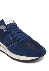 Philippe Model Sneakersy TKLU W005 Granatowy. Kolor: niebieski. Materiał: skóra, zamsz #2