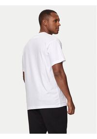 Versace Jeans Couture T-Shirt 76GAHE05 Biały Regular Fit. Kolor: biały. Materiał: bawełna #4